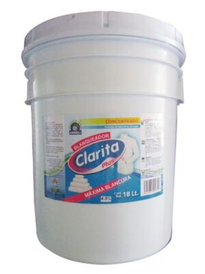 Cubeta de blanqueador Clarita Plus Ardeli 18 lt