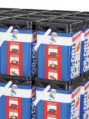 Tarima Completa de Oil-Dri® Quick-Sorb™ Compuesto para Barrer - Cubeta - 20 lb, 9 kg